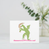 Carte Postale Dragon à ongle cassé (Debout devant)