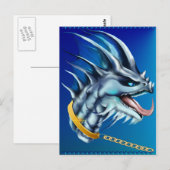 Carte postale Dragon and Gold Chain (Devant / Derrière)