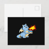 Carte Postale DRAGON ANNIVERSAIRE 10 10e anniversaire Boy Cute D (Devant / Derrière)