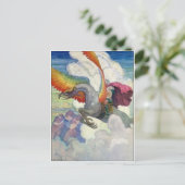 Carte Postale Dragon arc-en-ciel (Debout devant)