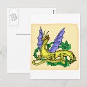 Carte Postale Dragon Art 35 (Devant / Derrière)