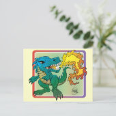 Carte Postale Dragon Art inspiré par Little t par Scott Rosema (Debout devant)