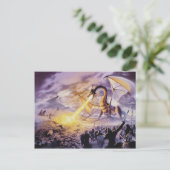 Carte postale Dragon Battle (Debout devant)
