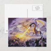 Carte postale Dragon Battle (Devant / Derrière)