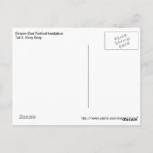 Carte Postale Dragon Boat headpiece (Dos)