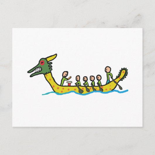 Carte Postale Dragon Boat Racing (Devant)