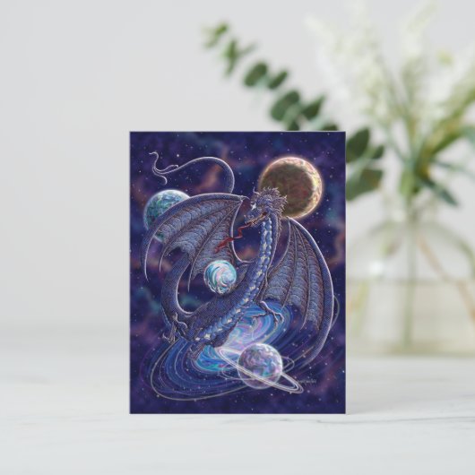 Carte Postale Dragon Céleste (Debout devant)