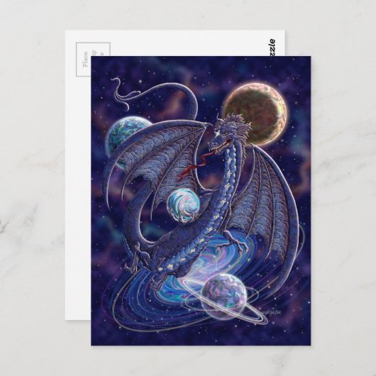 Carte Postale Dragon Céleste (Devant / Derrière)