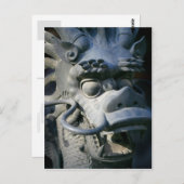 Carte Postale dragon chinois (Devant / Derrière)