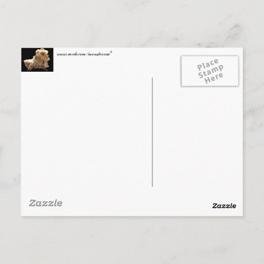 Carte Postale Dragon chinois (Dos)