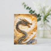Carte Postale Dragon chinois (Debout devant)