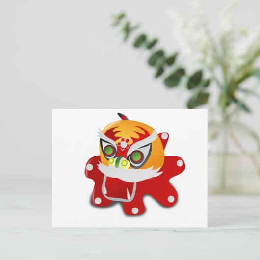 Carte Postale dragon chinois (Debout devant)