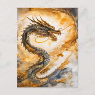 Carte Postale Dragon chinois