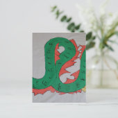 Carte Postale Dragon chinois (Debout devant)