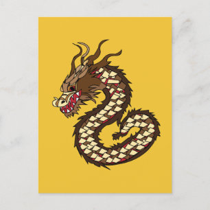 Carte Postale Dragon chinois