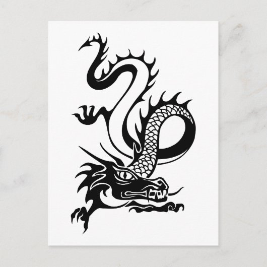 Carte Postale Dragon chinois (13) (Devant)