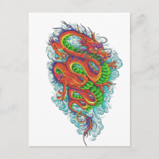 Carte Postale Dragon chinois 2