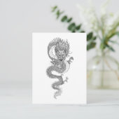 Carte Postale Dragon chinois antique (Debout devant)