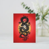 Carte Postale Dragon chinois de Red Burst (Debout devant)