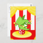Carte Postale Dragon Clowne (Devant / Derrière)