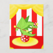 Carte Postale Dragon Clowne (Devant)