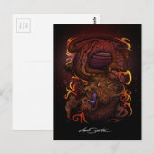 Carte Postale Dragon (conception de signature) (Devant / Derrière)