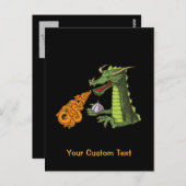 Carte Postale Dragon d'ail (Devant / Derrière)