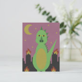 Carte Postale Dragon dans la ville (Debout devant)