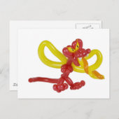 Carte Postale Dragon de ballon (Devant / Derrière)