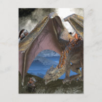 dragon de bronze VS guerrier