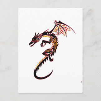 Carte Postale Dragon de feu