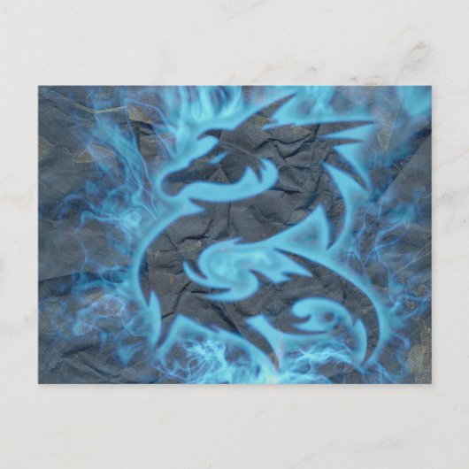 Carte Postale Dragon de feu (Devant)