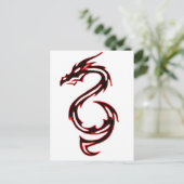 Carte Postale Dragon de feu (Debout devant)