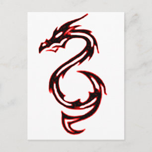 Carte Postale Dragon de feu