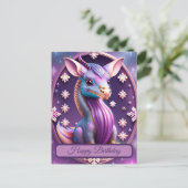 Carte Postale Dragon de Lila Pink (Debout devant)