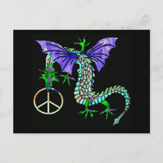 Carte Postale Dragon de Paix