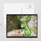 Carte Postale Dragon de papillon (Devant / Derrière)