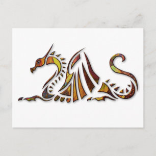 Carte Postale Dragon de rouille