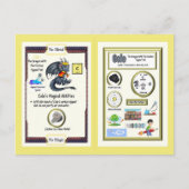 Carte Postale Dragon de table périodique - Carbon Card (Devant)