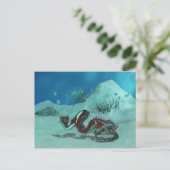 Carte postale Dragon d'eau chinois / japonais (Debout devant)