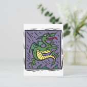 Carte Postale Dragon Design 47 (Debout devant)
