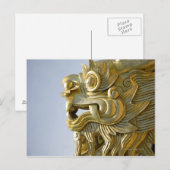 Carte Postale Dragon d'or (Devant / Derrière)