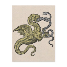 Dragon d'or et serpent d'argent