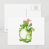 Carte Postale Dragon, Drachen, dragão, dragón, (Devant / Derrière)