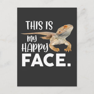 Carte Postale Dragon Drôle Porté Face Humour animal