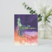 Carte postale Dragon en plein essor (Debout devant)