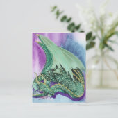 Carte Postale dragon endormi (Debout devant)