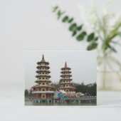 Carte postale Dragon et Pagodas de Tigre Kaohsiung (Debout devant)