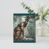 Carte Postale Dragon et sirène (Debout devant)