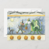 Carte Postale Dragon fantôme de Little Witch (carte postale) (Devant / Derrière)